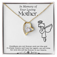 In Memory of Forever Love Necklace with On Demand Message Card