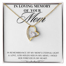 In Loving Memory  Forever Love Necklace with On Demand Message Card