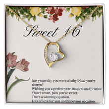 Sweet 16 Forever Love Necklace