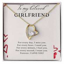 To my beloved Girlfriend Forever Love Necklace