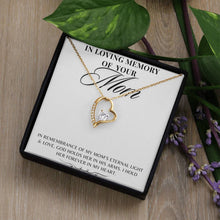 In Loving Memory  Forever Love Necklace with On Demand Message Card