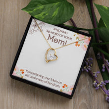 In Loving Memory Forever Love Necklace with On Demand Message Card