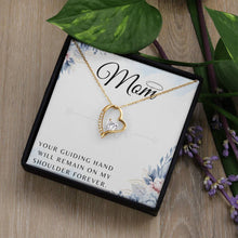 Mom Forever Love Necklace with On Demand Message Card