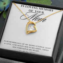 In Loving Memory  Forever Love Necklace with On Demand Message Card