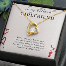 To my beloved Girlfriend Forever Love Necklace