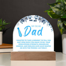 Dad Acrylic Dome Plaque