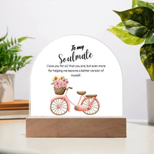 Soulmate Acrylic Dome Plaque