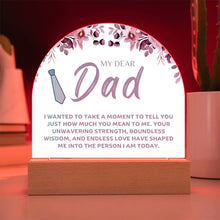 Dad Acrylic Dome Plaque