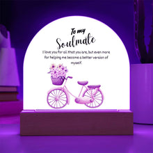 Soulmate Acrylic Dome Plaque