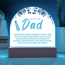 Dad Acrylic Dome Plaque