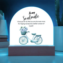 Soulmate Acrylic Dome Plaque