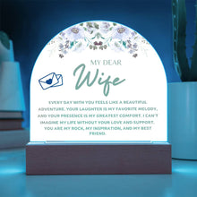 Wife Acrylic Dome Plaque