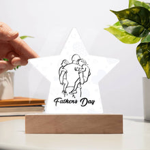 Father's Day Acrylic Star Plaque