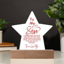 To my Son Acrylic Plaque