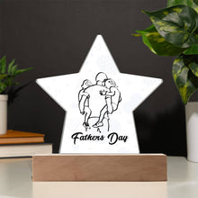 Father's Day Acrylic Star Plaque