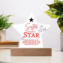 Sister Star Acrylic Star Plaque