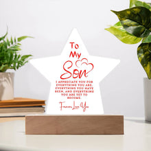 To my Son Acrylic Plaque