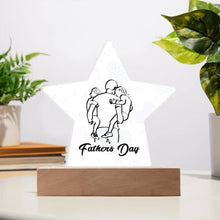 Father's Day Acrylic Star Plaque