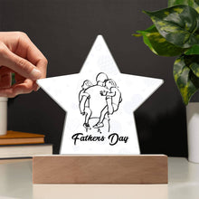 Father's Day Acrylic Star Plaque