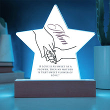 Mom Acrylic Star Plaque