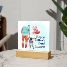 Happy Father's Day Acrylic Square Plaque