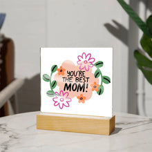 Best MOM Acrylic Square Plaque