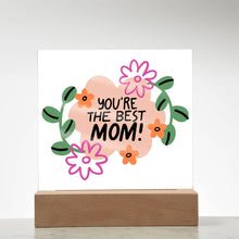 Best MOM Acrylic Square Plaque