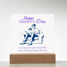 Happy Father's Day Acrylic Square Plaque