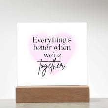 Everything's Acrylic Square Plaque