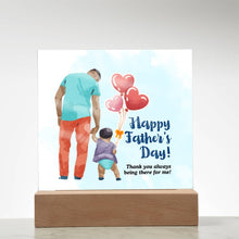 Happy Father's Day Acrylic Square Plaque