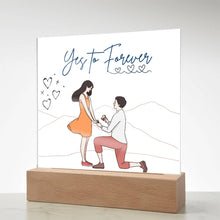 Yes to Forever Acrylic Square Plaque