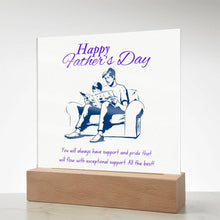 Happy Father's Day Acrylic Square Plaque