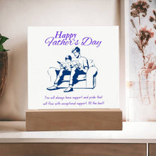 Happy Father's Day Acrylic Square Plaque