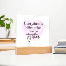 Everything's Acrylic Square Plaque