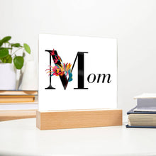 MOM Acrylic Square Plaque