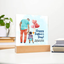 Happy Father's Day Acrylic Square Plaque