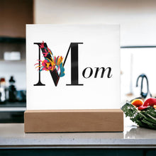 MOM Acrylic Square Plaque