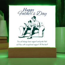 Happy Father's Day Acrylic Square Plaque