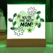 Best MOM Acrylic Square Plaque