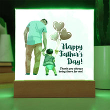 Happy Father's Day Acrylic Square Plaque