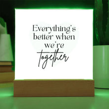 Everything's Acrylic Square Plaque