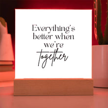 Everything's Acrylic Square Plaque