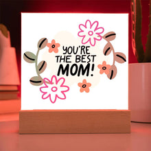 Best MOM Acrylic Square Plaque