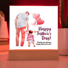 Happy Father's Day Acrylic Square Plaque